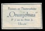 suikerzakje 654 Oranjehuis Utrecht, Verzamelen, Ophalen of Verzenden, Nederland