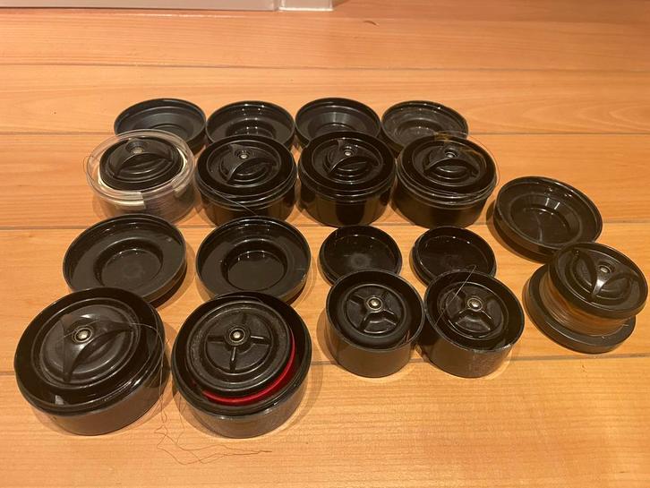 Mitchell reserve spoelen negen stuks, Watersport en Boten, Hengelsport | Algemeen, Zo goed als nieuw, Molen, Ophalen of Verzenden