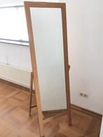 COCO-MAT hoogwaardig duurzaam kastanjehout passpiegel, mooi!, Huis en Inrichting, Ophalen, Zo goed als nieuw, 150 tot 200 cm, Rechthoekig