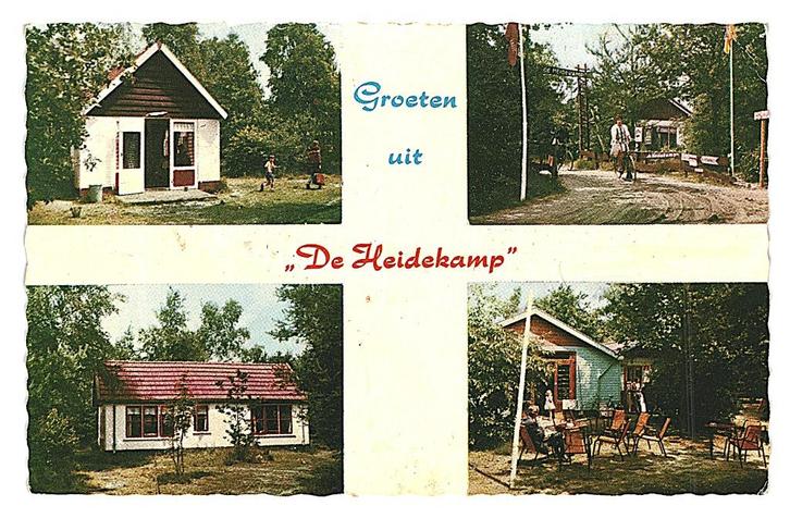 981309 Voorthuizen Gld 1972 De Heidekamp Bungalow Gelopen, Verzamelen, Ansichtkaarten | Nederland, Gelderland, 1960 tot 1980, Ophalen of Verzenden