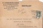 WIJCHEN 1934 Erven KOOIJMANS-MES Schoolmeubelen Turnartikele, Verzamelen, Ansichtkaarten | Nederland, Verzenden, 1920 tot 1940