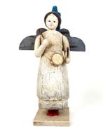 Meander - Kerst - Engel kandelaar met trommel, Overige materialen, 25 tot 50 cm, N.v.t., N.v.t.