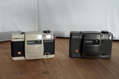 ✅ Haking Compact-SC, twee stuks, Audio, Tv en Foto, Fotocamera's Analoog, Gebruikt, Compact, Overige Merken, Ophalen