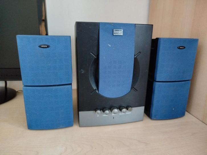 Hercules XPS 2.160 Luidsprekers voor PC, Audio, Tv en Foto, Luidsprekers, Gebruikt, Subwoofer, Minder dan 60 watt, Overige merken