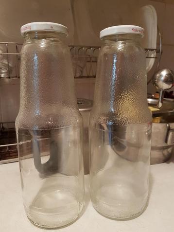 Sapfles schoon 1L twist off deksel opening 45mm  -12 flessen beschikbaar voor biedingen