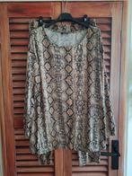 Set broek trui shirt norah 44 kreukvrij stretch  snakeprint, Ophalen of Verzenden, Zo goed als nieuw, Maat 42/44 (L)