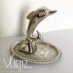 Vintage, retro, brocante ringhouder sieraden dolfijn, Ophalen of Verzenden