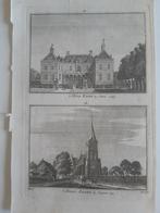 A57-58 / Huis Eeze bij Almen en dorp Almen bij Zutphen, Antiek en Kunst, Kunst | Etsen en Gravures, Ophalen of Verzenden
