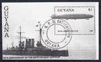 B477 - Guyana michel blok 38 gestempeld , Zeppelin, Verzenden, Postfris, Zuid-Amerika