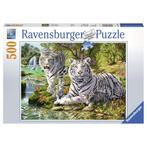 Ravensburger: Witte Roofkatten 500 stukjes, Ophalen of Verzenden, 500 t/m 1500 stukjes, Nieuw, Legpuzzel