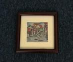 souvenir uit Vietnam, klein schilderij, Ophalen of Verzenden, Zo goed als nieuw