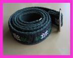 Vintage riem met witte bloemen, Kleding | Dames, Riemen en Ceinturen, Ophalen of Verzenden, Gedragen