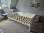 Lifetime basisbed wit 90x200, Ophalen, 85 tot 100 cm, Gebruikt, Matras
