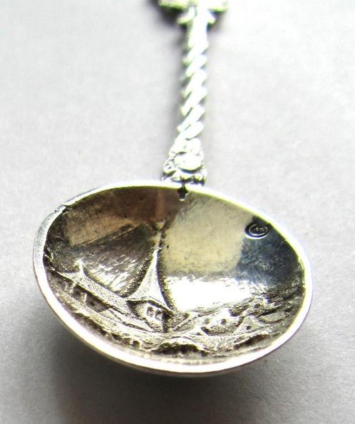 Antiek fraai bewerkt zilver gelegenheidslepel Amsterdams Wap, Antiek en Kunst, Antiek | Goud en Zilver, Zilver, Ophalen