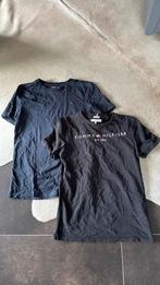 Tommy Hilfiger shirts maat 164 blauw en zwart, Ophalen of Verzenden, Zo goed als nieuw, Jongen, Shirt of Longsleeve