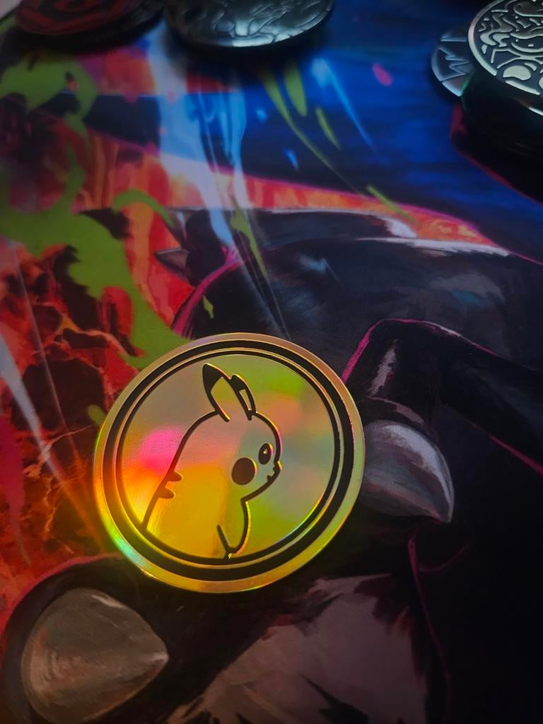 Pokemon Munt, Ophalen of Verzenden, Zo goed als nieuw, Overige typen, Foil