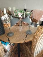 2 leuke lampen grijs en rose, Huis en Inrichting, Ophalen, Gebruikt