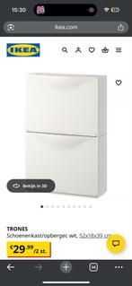 4x IKEA Trones schoenenkast wit, Huis en Inrichting, Kasten | Schoenenkasten, Ophalen, Gebruikt