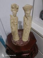 Antieke Chinese  Beelden van een Keizer en Keizerin, Ophalen of Verzenden