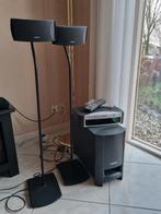 Bose 3-2-1 systeem incl versterker en zuiltjes, Gebruikt, 70 watt of meer, 3.1-systeem, Dvd-speler