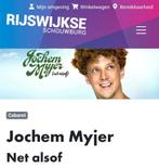 GEZOCHT 4 kaartjes Jochem Myjer, Tickets en Kaartjes, April