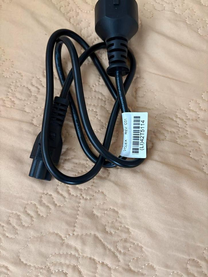 KTL Netsnoer - Britse stekker naar Klaverblad IEC C5, Computers en Software, Laptop-opladers, Zo goed als nieuw, Ophalen of Verzenden