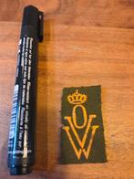 Oorlog vrijwilligers patch, Ophalen of Verzenden, Landmacht, Nederland, Embleem of Badge