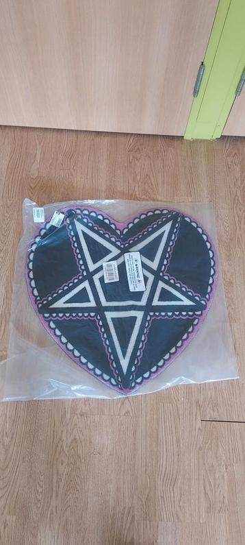 vloerkleedje pentagram hart wicca 