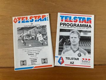 Programma Telstar - AZ Alkmaar 2x jaren 80-tig 90-tig beschikbaar voor biedingen