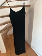 Galajurk glitter jurk lang kerst zwart maat L 40 stretch v&d, Ophalen, Vroom&Dreesman, Zwart, Maat 42/44 (L)