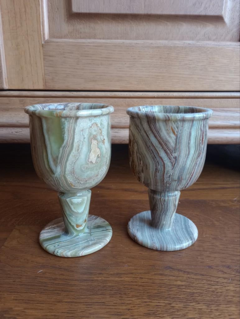 Marmeren Waxinelichthouders Set, Ophalen