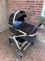 Nuna Kinderwagen + Regenhoezen & Maxi Cosi Adapters, Kinderen en Baby's, Kinderwagens en Combinaties, Gebruikt, Verstelbare duwstang
