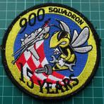 Patch 15 Jaar 900 Squadron met klittenband Luchtmacht, Ophalen of Verzenden, Luchtmacht, Nederland, Embleem of Badge
