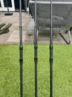 Nash Dwarf 10ft 3,25 LBS Karperhengels (3 stuks), Watersport en Boten, Hengelsport | Karpervissen, Ophalen, Zo goed als nieuw