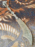 Mooie antieke briefopener uit Engeland van koper 27,5 cm.