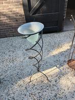 Plantenstandaard met glazen pot, Ophalen, Gebruikt, Rond, Minder dan 30 cm