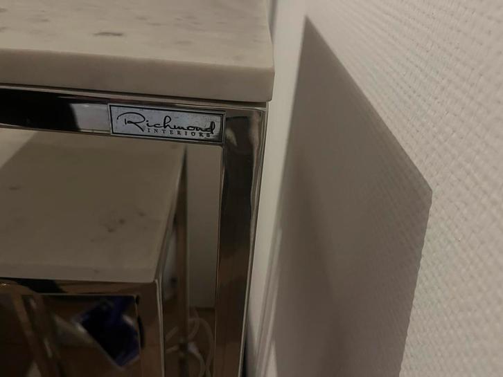 Richmond Interiors Marmar Set - 6 Delig, Huis en Inrichting, Tafels | Bijzettafels, Zo goed als nieuw, Rond, 45 tot 60 cm, 55 tot 75 cm