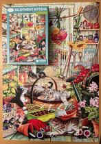 Puzzel 1000 stukjes Allotment kittens katten kat poes kitten, Ophalen of Verzenden, 500 t/m 1500 stukjes, Zo goed als nieuw, Legpuzzel