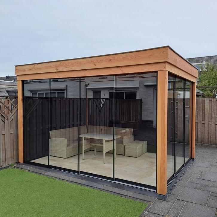 Douglas overkapping inclusief montage, Tuin en Terras, Overkappingen, Nieuw, Veranda, Verzenden