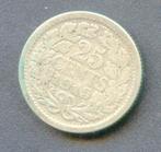 Zilveren 25 cent 1915, Postzegels en Munten, Munten | Nederland, Ophalen of Verzenden, Koningin Wilhelmina, 25 cent, Zilver