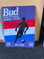 Bud World Cup USA '94 Holland blikken plaat, Ophalen, Gebruikt, Overige sporten, Poster, Plaatje of Sticker