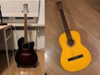Fender gitaartje ESC-105 NS + hoes & Ovation Applause AE127, Ophalen, Gebruikt