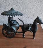 Zeldzame Chinese bronzen strijdwagen, Verzenden, Brons