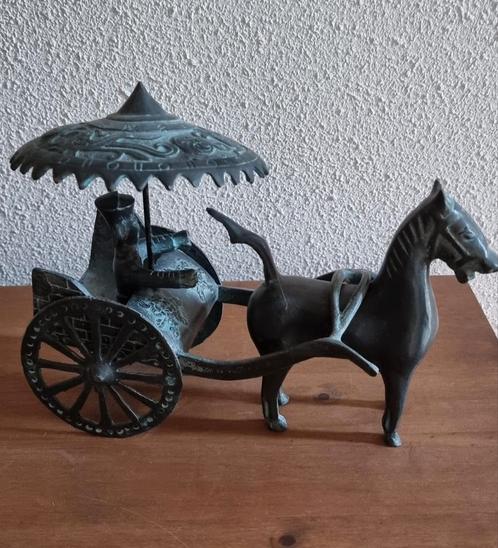 Zeldzame Chinese bronzen strijdwagen, Antiek en Kunst, Antiek | Koper en Brons, Brons, Verzenden