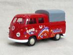 VW Volkswagen T1 Doka flower power. 1/43. Welly., Ophalen of Verzenden, Nieuw, Auto, Overige merken