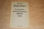 Studia Frisica in memoriam Prof. Dr. K. Fokkema - 1898-1967, Ophalen of Verzenden, 20e eeuw of later, Gelezen
