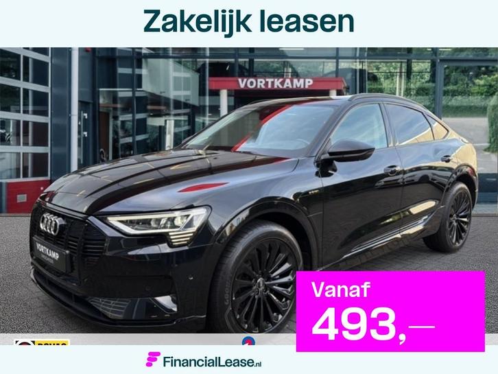 Audi e-tron Sportback 50 QUATTRO 360-CAMERA/TREKHAAK/LEDER/M, Auto's, Audi, Bedrijf, Lease, Financial lease, e-tron, 4x4, Achteruitrijcamera