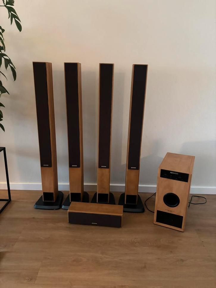 Kenwood 5.1 Speakerset CS-7070, Audio, Tv en Foto, Luidsprekers, Gebruikt, Complete surroundset, 120 watt of meer, Overige merken