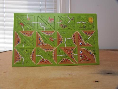 Carcassonne Mini Uitbreiding - Halve Tegels - 999 Games, Hobby en Vrije tijd, Gezelschapsspellen | Bordspellen, Nieuw, Een of twee spelers