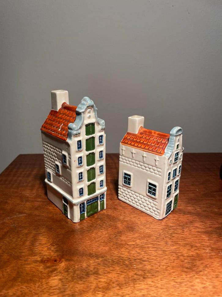 Porseleinen Grachtenhuisjes - Amsterdam, Antiek en Kunst, Antiek | Keramiek en Aardewerk, Verzenden